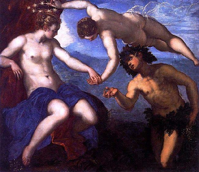 Jacopo Tintoretto Bacchus und Ariadne china oil painting image